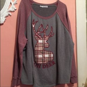 Maurices deer sweatshirt